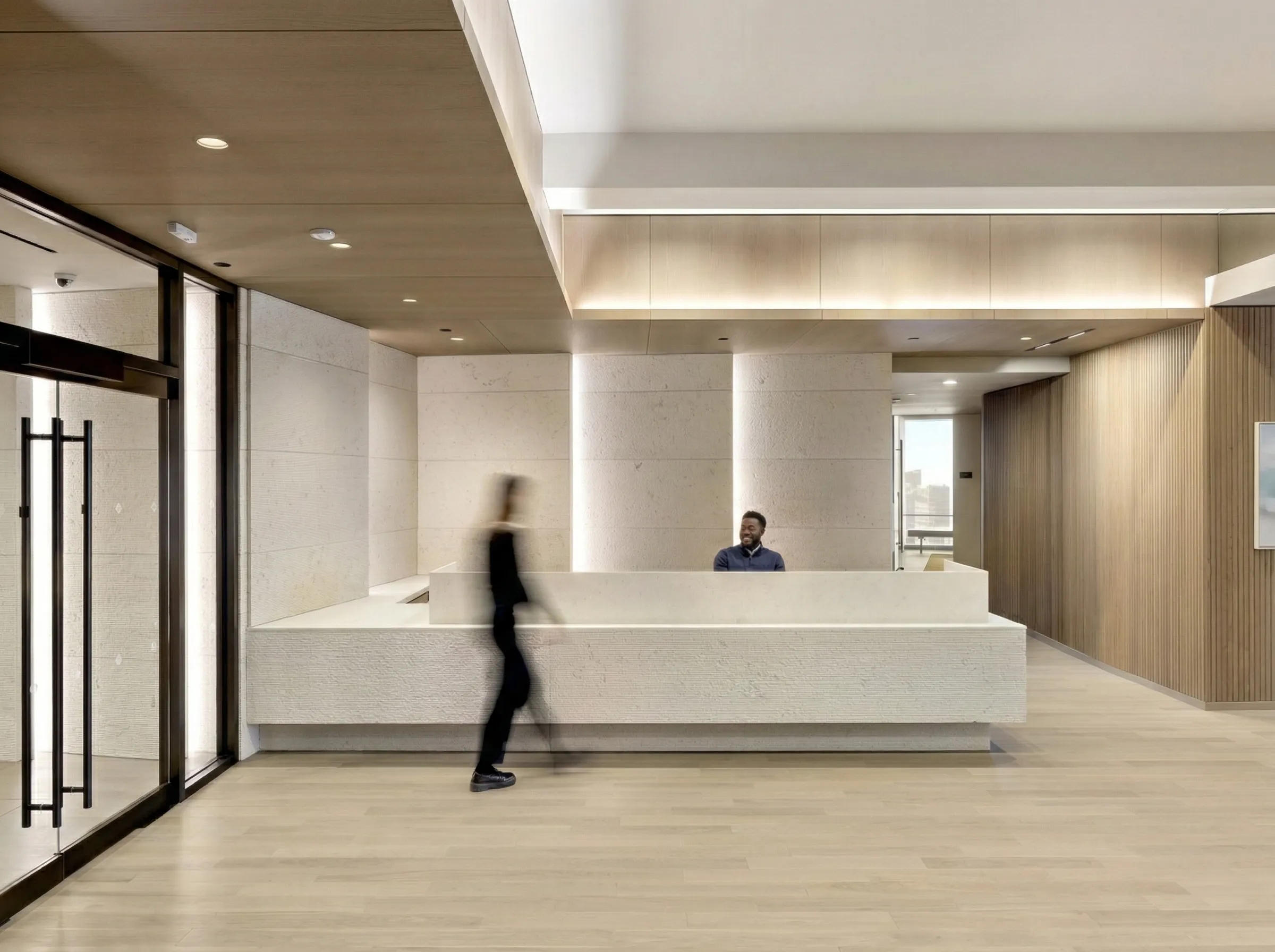 Lithos_Biancone_limestone_Italy_Rigato_Split_Interior_Cladding