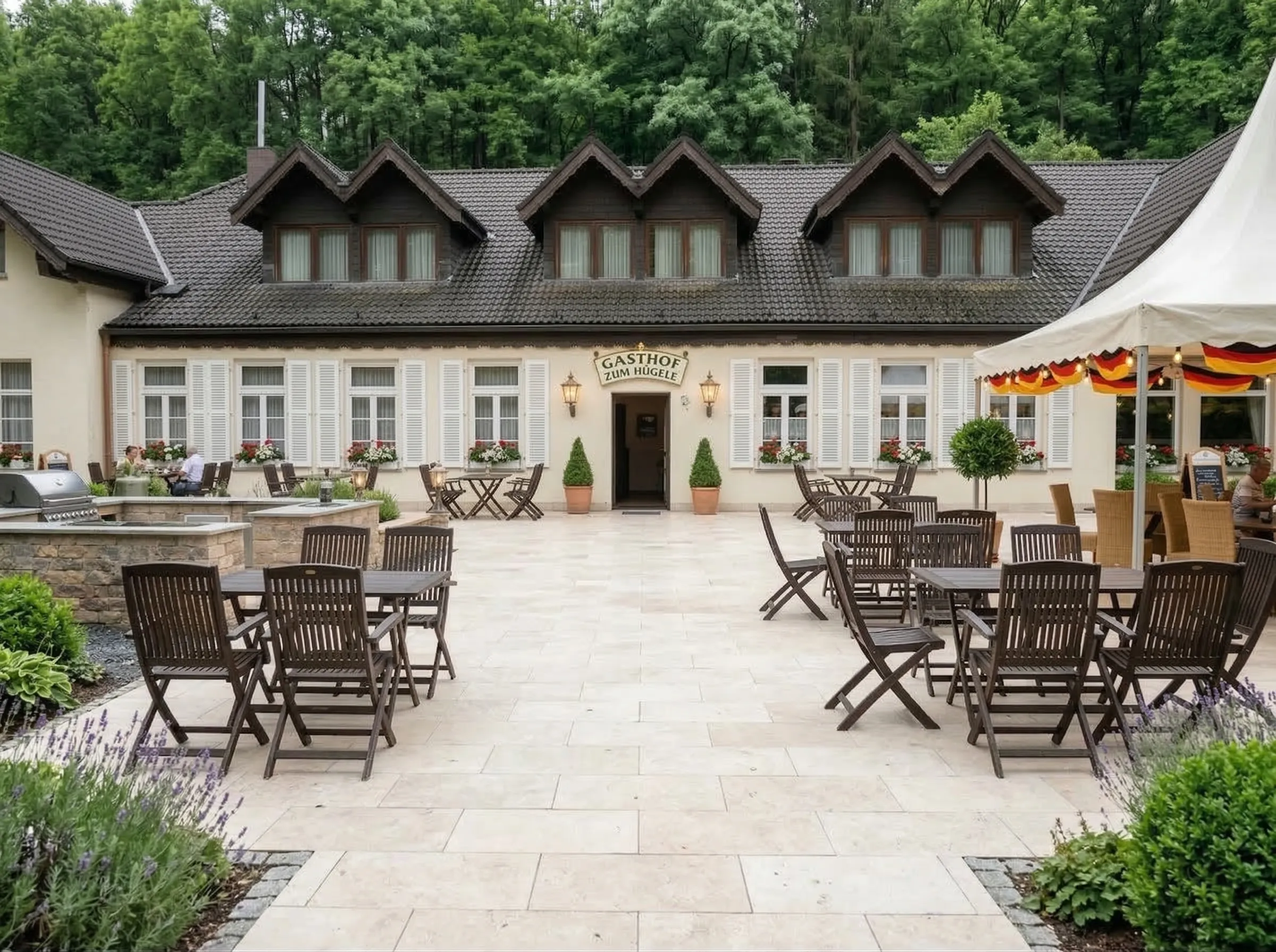 Lithos_Grolla_Beige_limestone_Italy_Honed_Exterior_Pavement