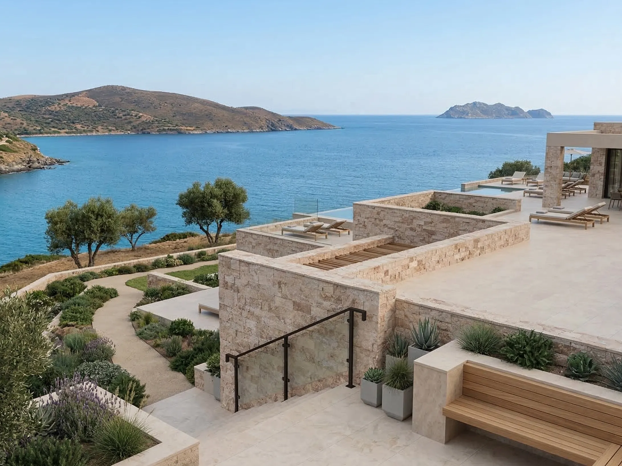 Lithos_Grolla_Rosato_limestone_Italy_Split_Exterior_Cladding