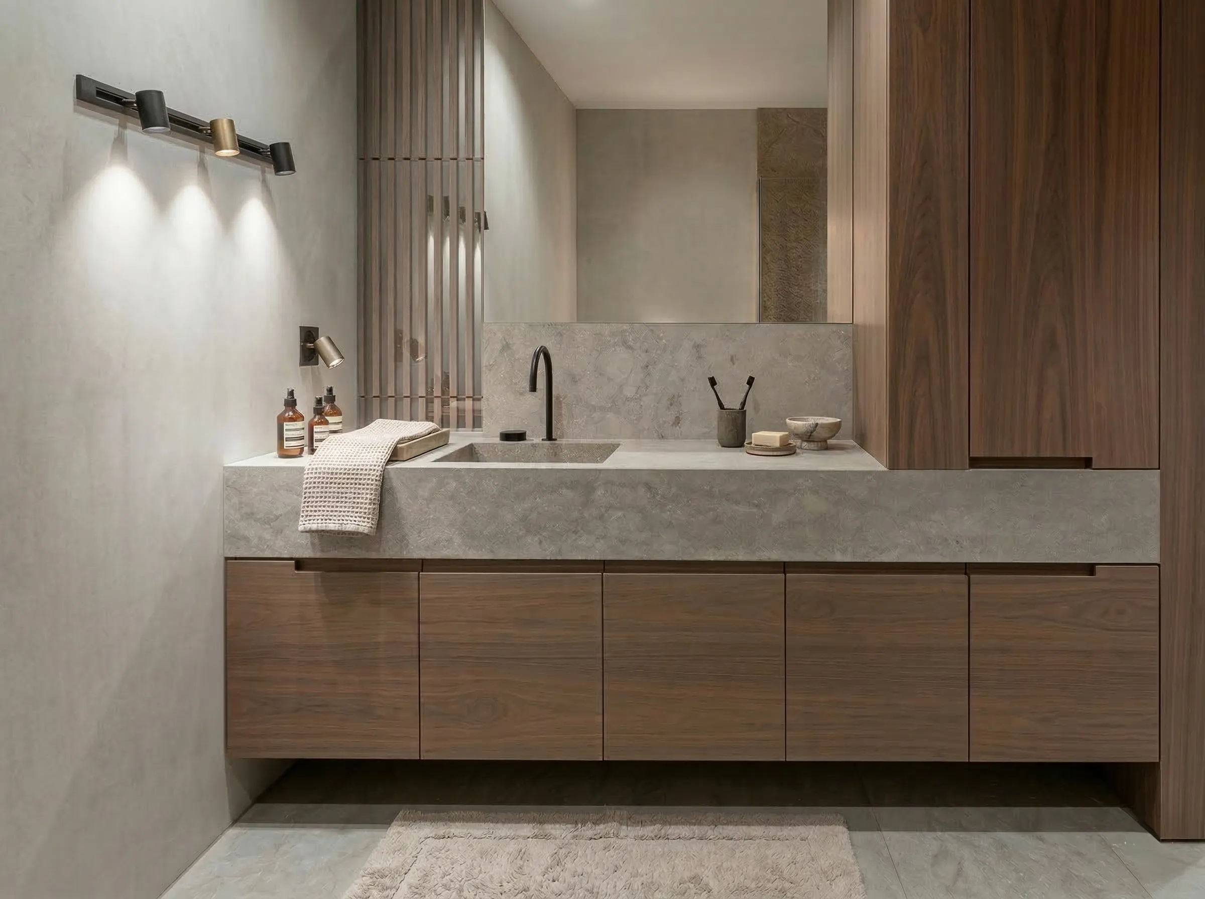 Lithos_Grigio_Olivo_limestone_Italy_Sandblasted_Brushed_Countertop