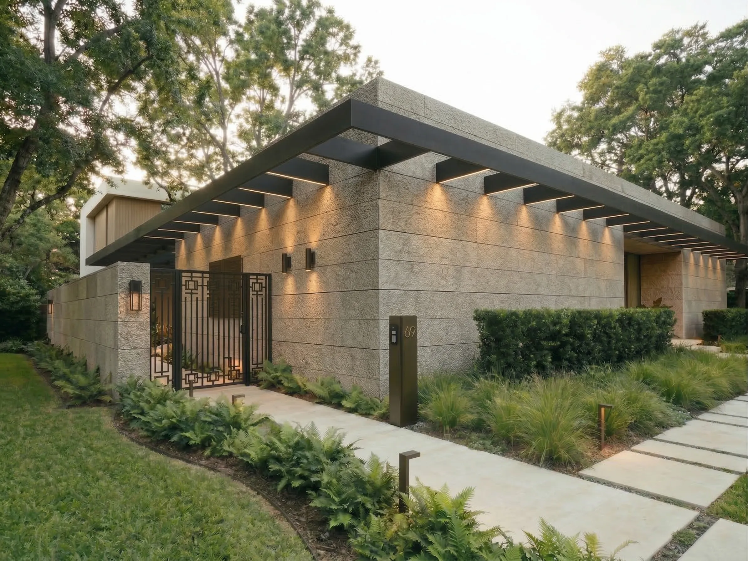 Lithos_Grigio_Olivo_limestone_Italy_Rock_Finish_Exterior_Cladding