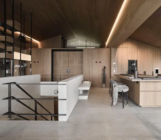 Lithos_Grigio_Olivo_limestone_Italy_Sandblasted_Brushed_Interior_Floors