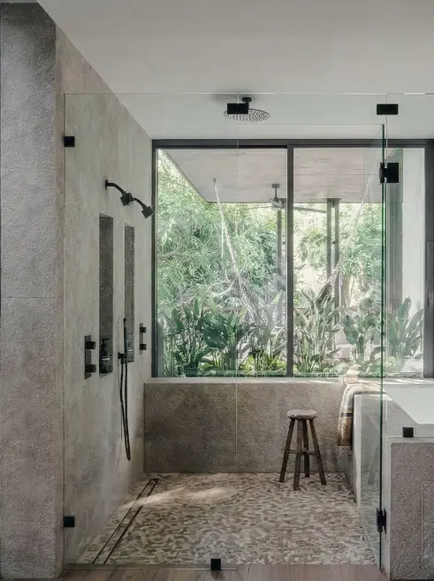 Lithos_Grigio_Olivo_limestone_Italy_Rock_Finish_Interior_Cladding_Wet_Areas