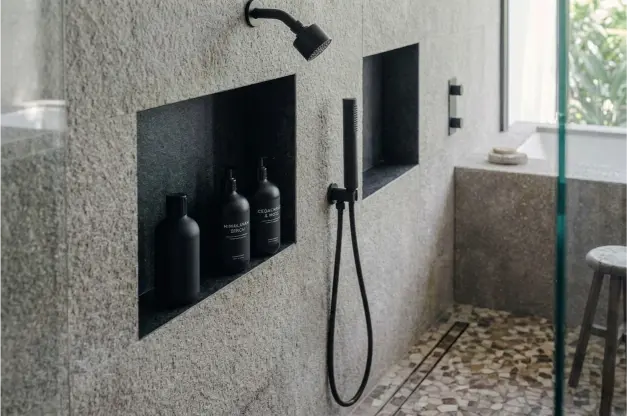 Lithos_Grigio_Olivo_limestone_Italy_Rock_Finish_Interior_Cladding_Wet_Areas