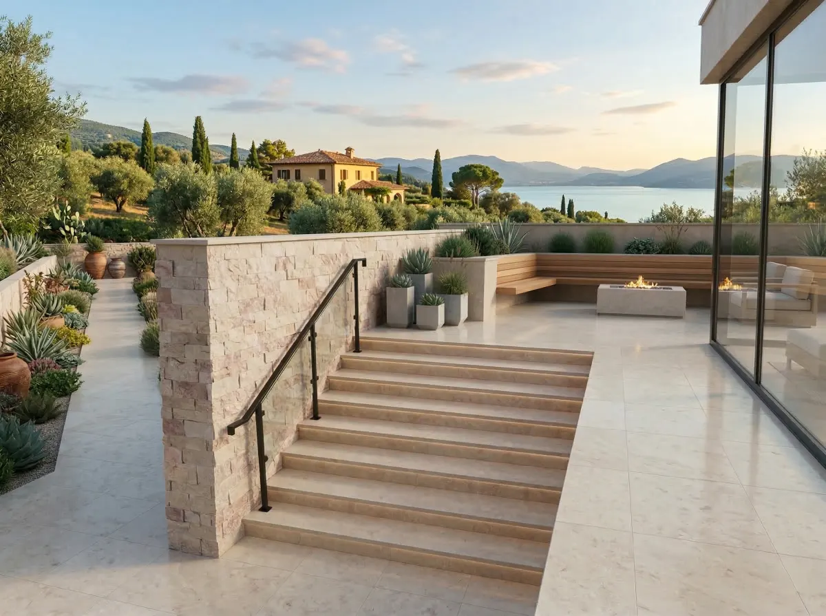Lithos_Grolla_Rosato_limestone_Italy_Split_Exterior_Cladding